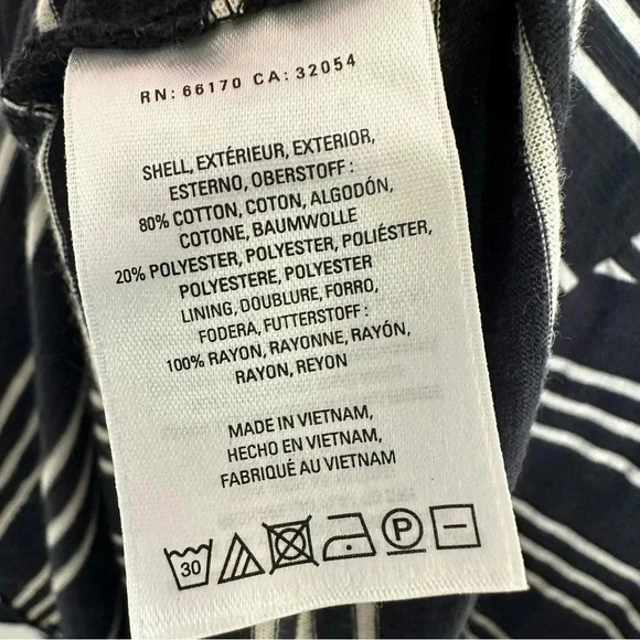 Maeve Anthropologie Moka One-Shoulder Stripe Dress Size Small - Picture 8 of 10